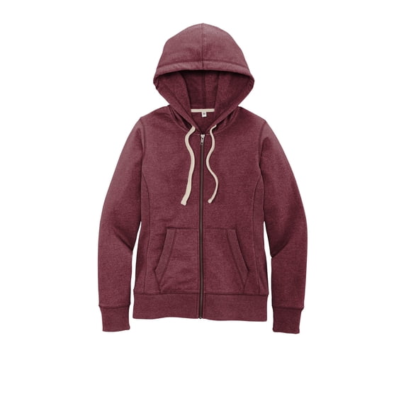 District Women's Re-Fleece Full-Zip Hoodie DT8103