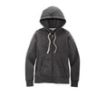 thumbnail image 1 of District Women's Re-Fleece Full-Zip Hoodie DT8103, 1 of 3