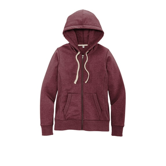 District Women's Re-Fleece Full Zip Hoodie