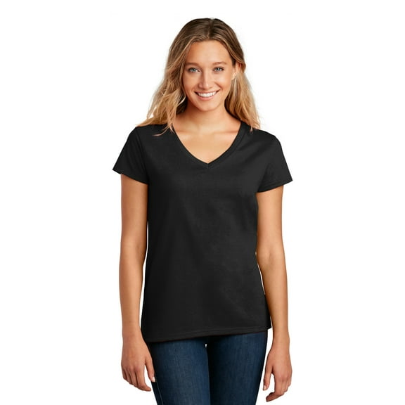 District Women's Re-Tee V-Neck DT8001
