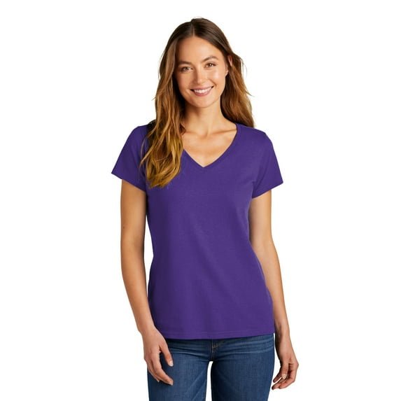 District Women's Short Sleeve Concert V-Neck Tee