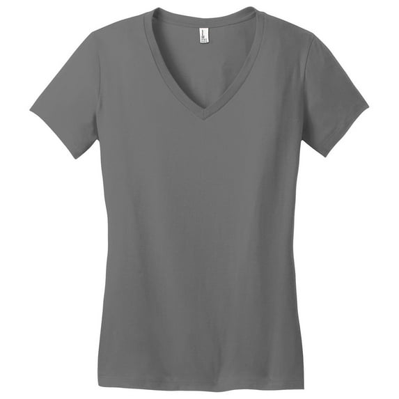 District Women's Soft Durable Ring Spun V-Neck T-Shirt