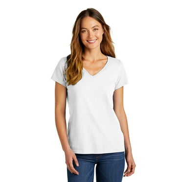 District Women's The Concert Tee V-Neck DT5002