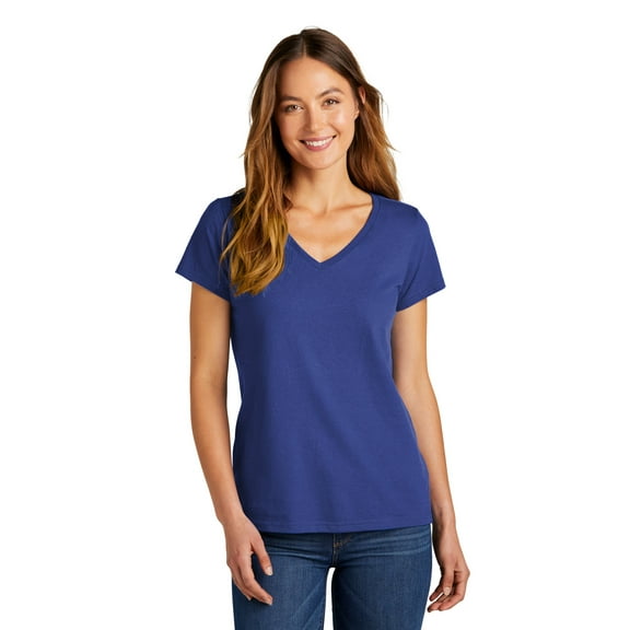 District Women's The Concert Tee V-Neck DT5002