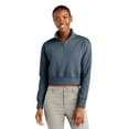 thumbnail image 1 of District Women's V.I.T Fleece 1/2-Zip DT6111, 1 of 2
