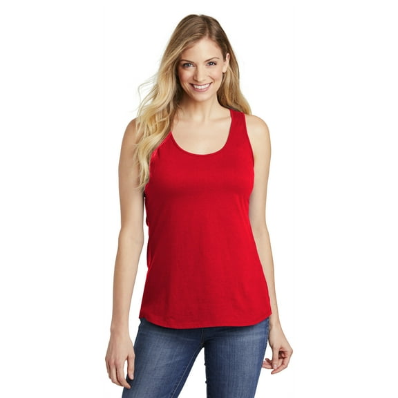 District Women's V.I.T. Gathered Back Tank. DT6302