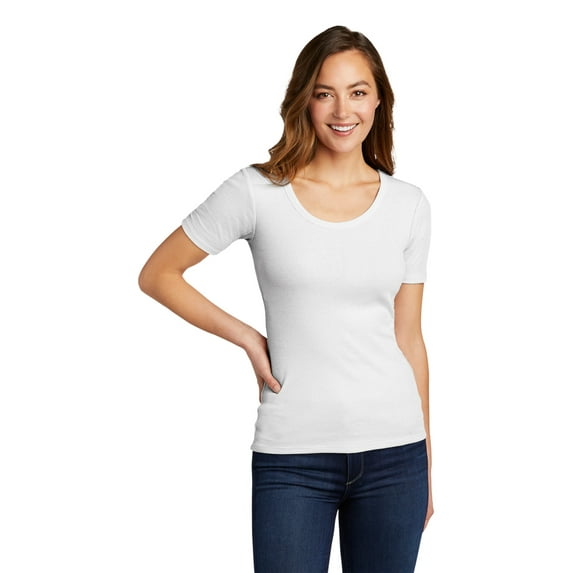 District Women's V.I.T. Rib Scoop Neck Tee DT6020