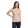 thumbnail image 1 of District Women's V.I.T. Rib Scoop Neck Tee DT6020, 1 of 4