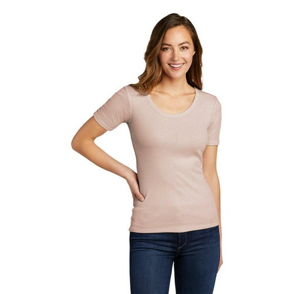 District Women's V.I.T. Rib Scoop Neck Tee DT6020