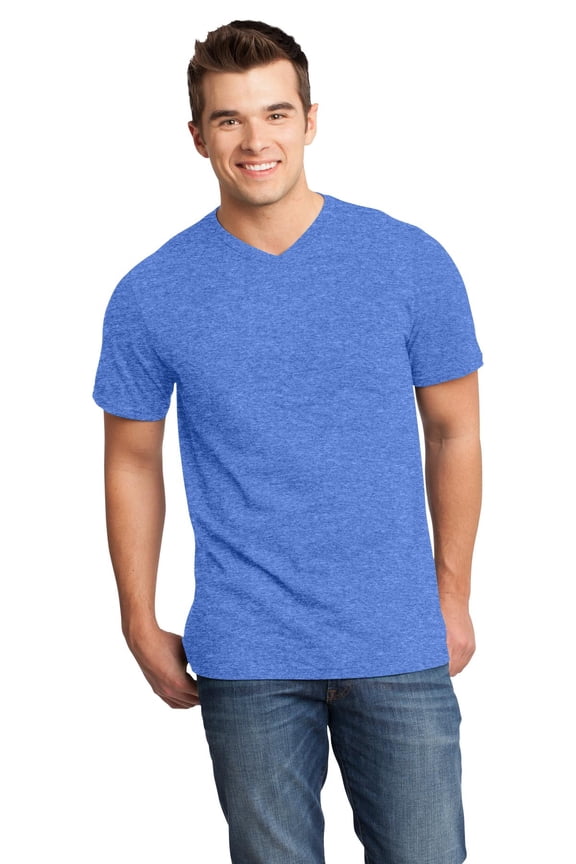 Young Men's 100-Percent Cotton Very Important V Neck T Shirt DT6500