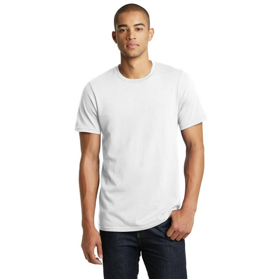 District Young Mens Bouncer Tee-XS (White)