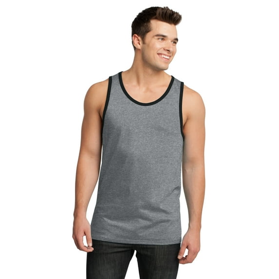 District - Young Mens Cotton Ringer Tank DT1500