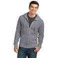 thumbnail image 1 of District Young Mens Jersey Full-Zip Hoodie, 1 of 1