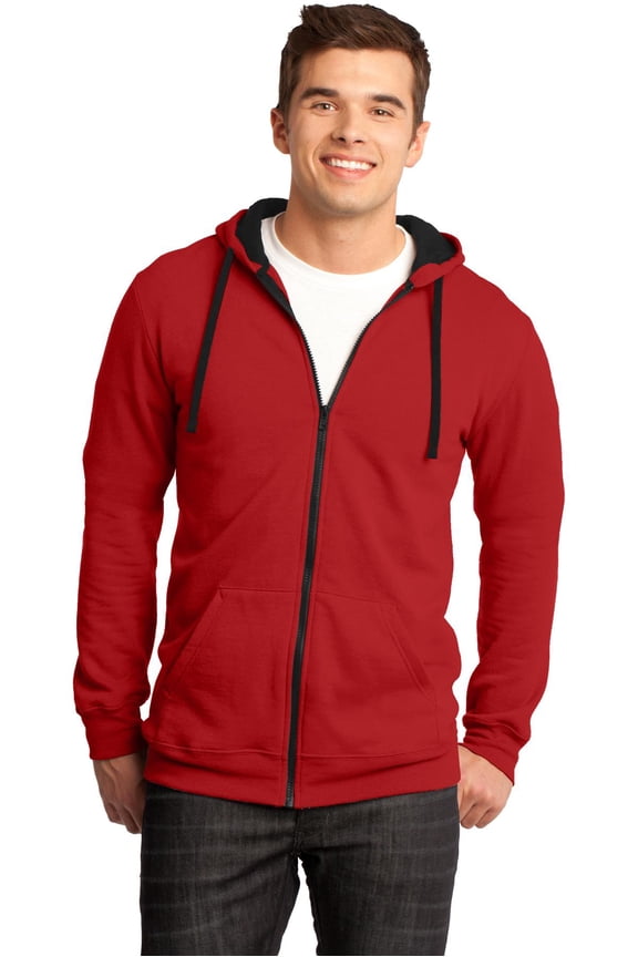 - Young Mens The Concert Fleece Full-Zip Hoodie