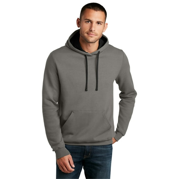 District Young Mens The Concert Fleece Hoodie-2XL (Grey)