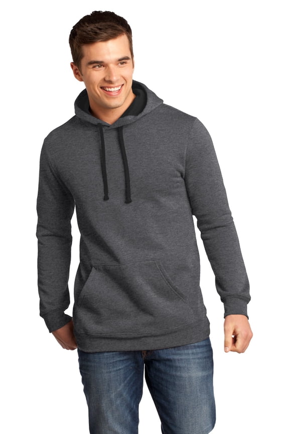 District - Young Mens The Concert Fleece Hoodie. Dt810