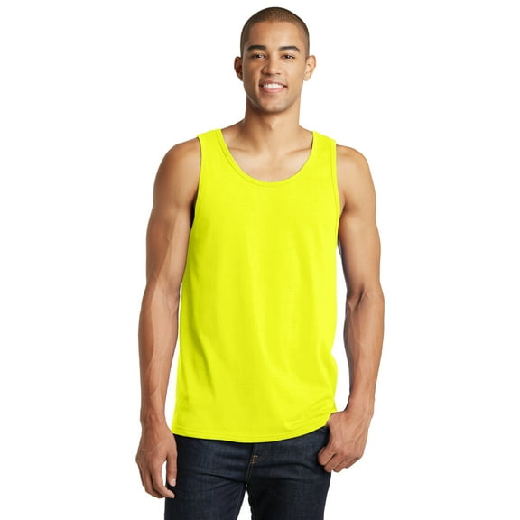 District Young Mens The Concert Tank-4XL (Neon Yellow)