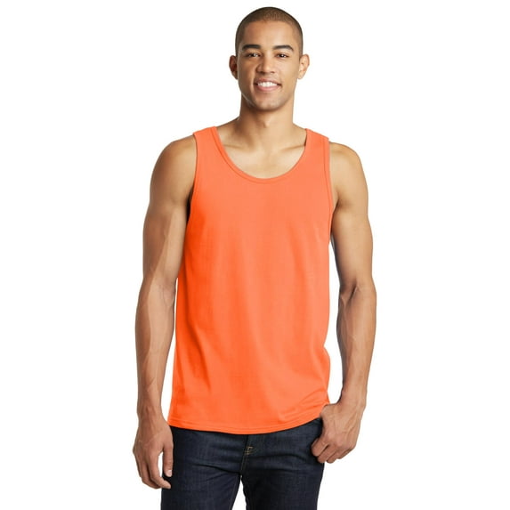 District Young Mens The Concert Tank-XL (Neon Orange)