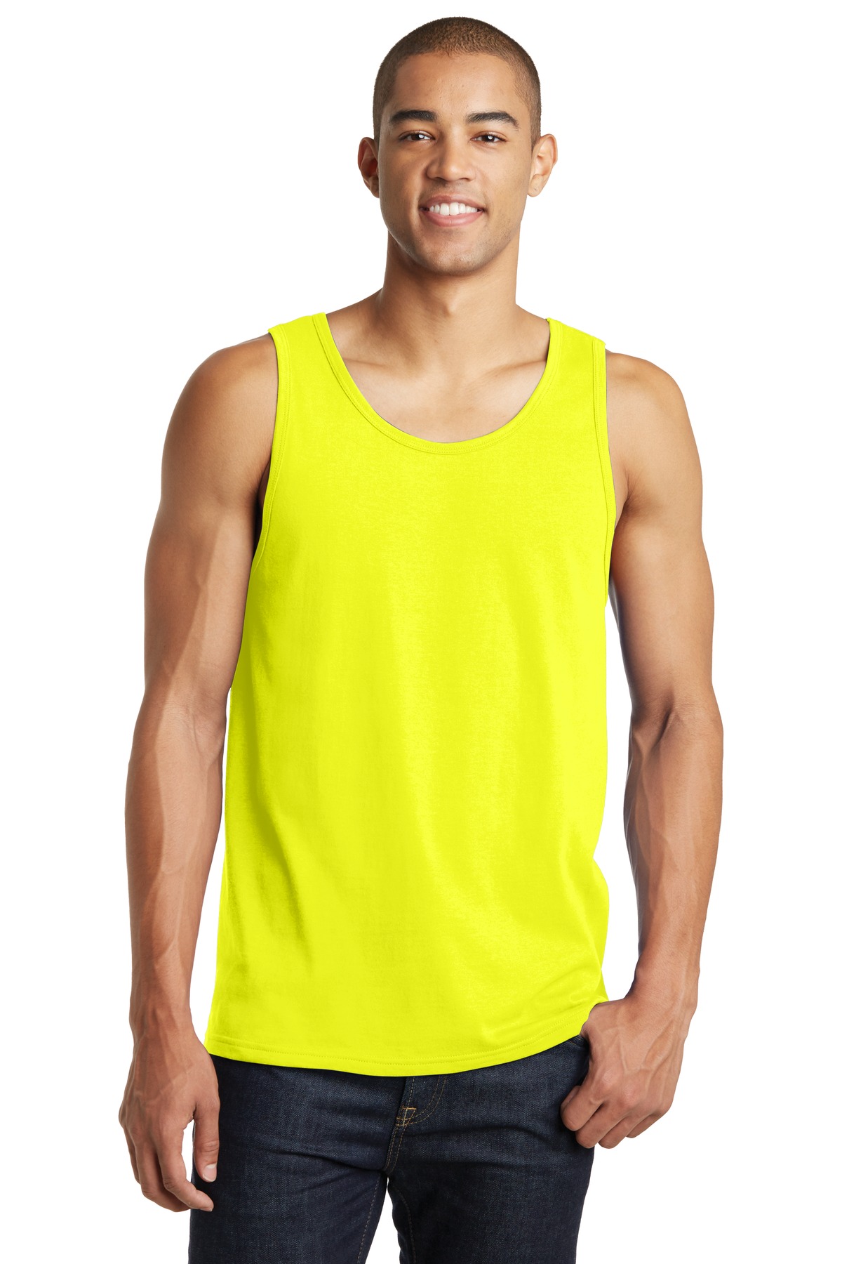bright yellow tops