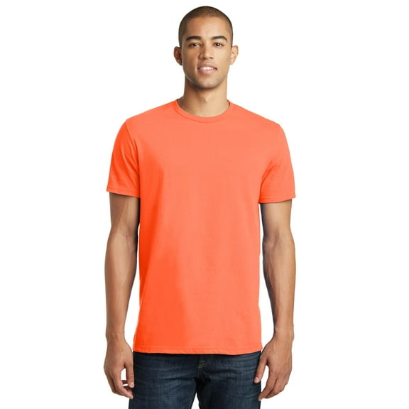 District Young Mens The Concert Tee DT5000-M (Neon Orange)