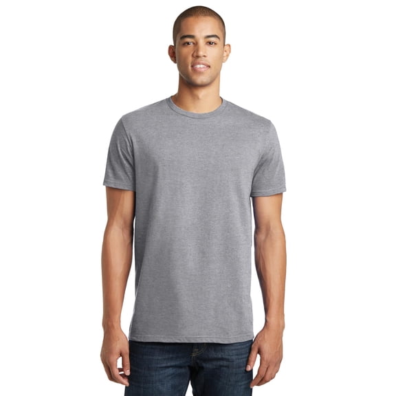 District Young Mens The Concert Tee DT5000-XS (Heather Grey)