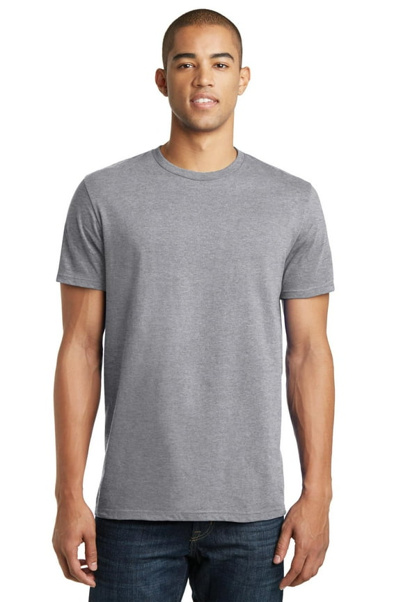 Young Mens The Concert Tee DT5000-XS (Heather Grey)
