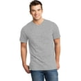 thumbnail image 1 of District Young Mens Very Important Tee V Neck-3XL (Light Heather Grey), 1 of 6