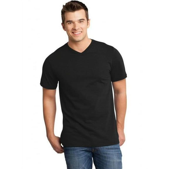 District - Young Mens Very Important Tee V-Neck - Black - 2X-Large