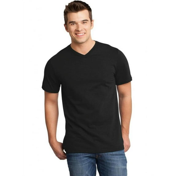 District - Young Mens Very Important Tee V-Neck - Black - Small