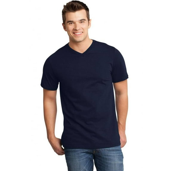 District - Young Mens Very Important Tee V-Neck - New Navy - X-Large