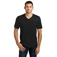 thumbnail image 1 of District Young Mens Very Important Tee V Neck-XS (Black), 1 of 6