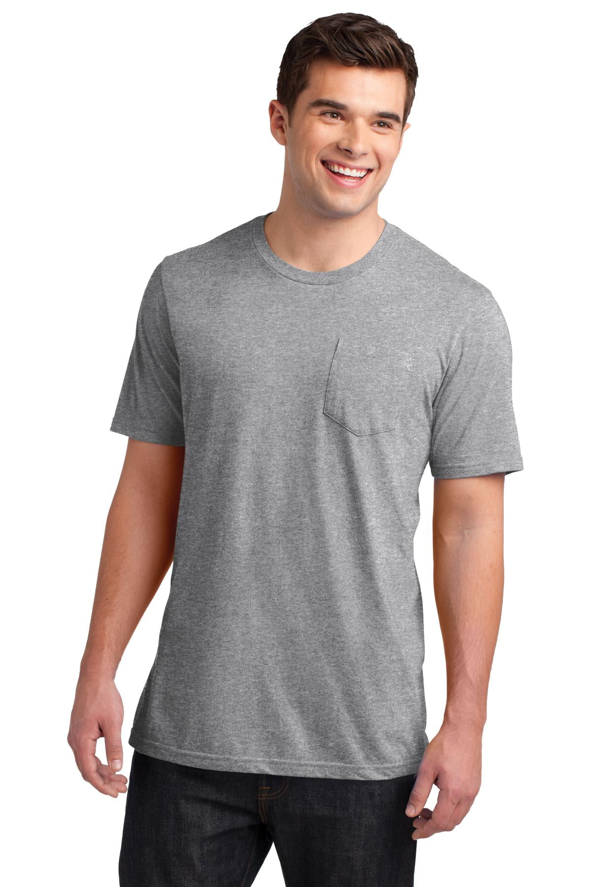 District Young Mens Very Important Tee with Pocket - Walmart.com