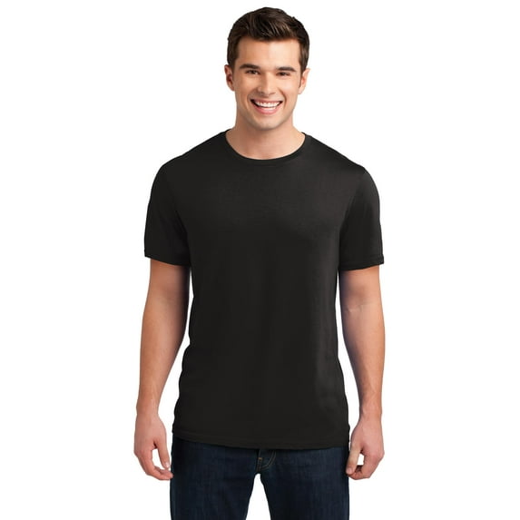 District Young Mens Vintage Wash Crew Tee-2XL (Black)