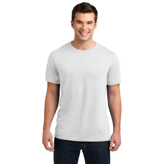 District Young Mens Vintage Wash Crew Tee-L (White)