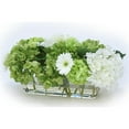 thumbnail image 1 of Disttive Designs 17163 Unisex Hydrangea Mix in Rectangle Vase - Green, 1 of 1