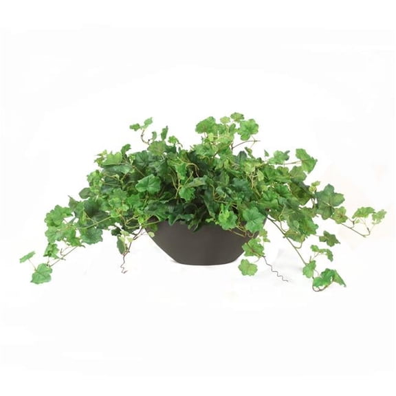 Disttive Designs 2991A Unisex Geranium Bush in Oval Planter - Green