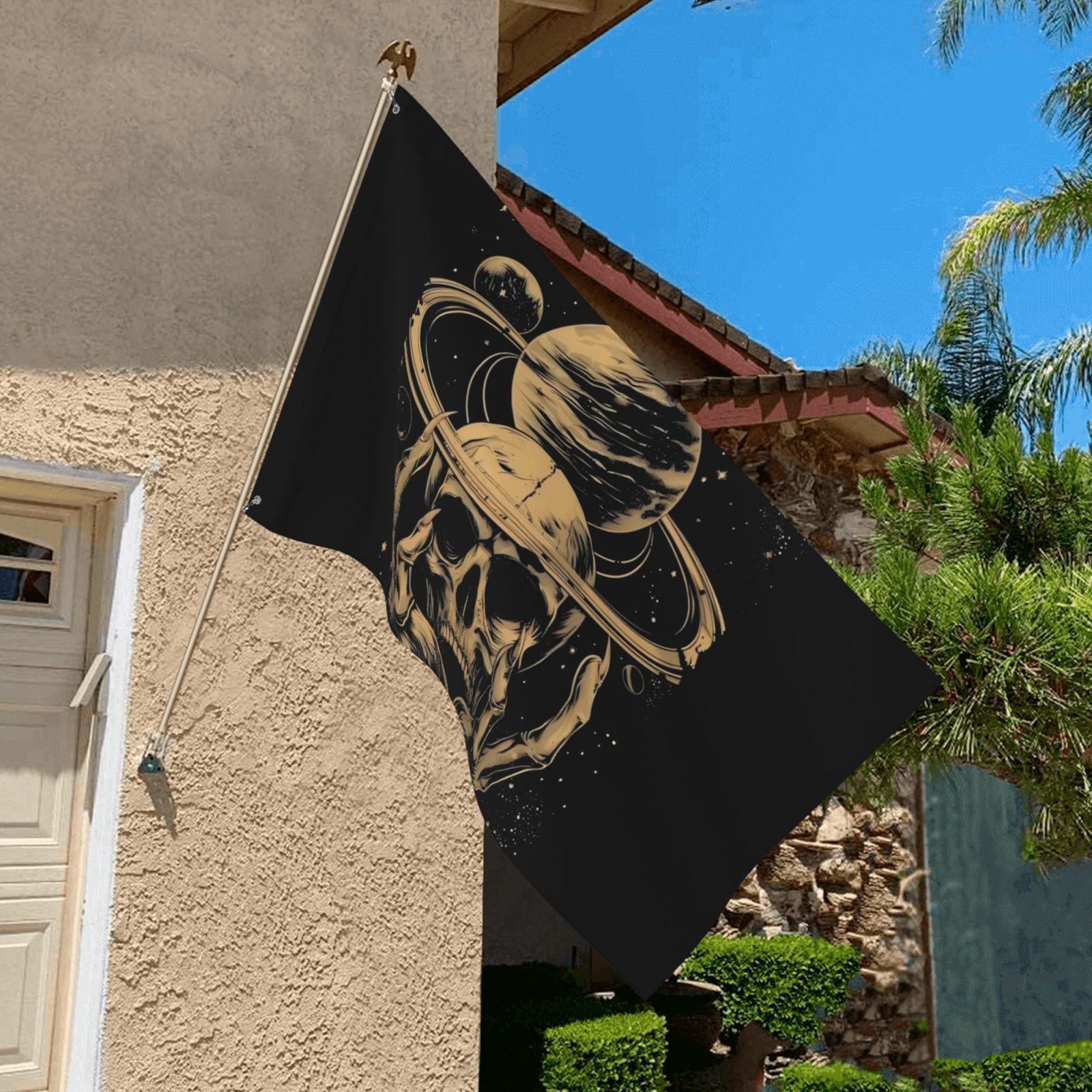 Disturbed Garden Flag 3x5 Feet Indoor Decoration Flag Outdoor Courtyard ...