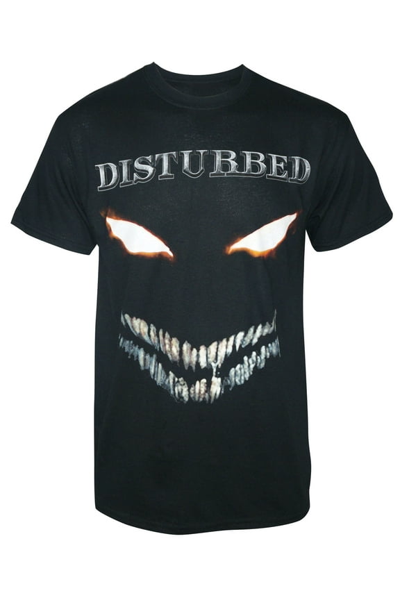 Disturbed Men's Scary Face Full Color T-Shirt Black S