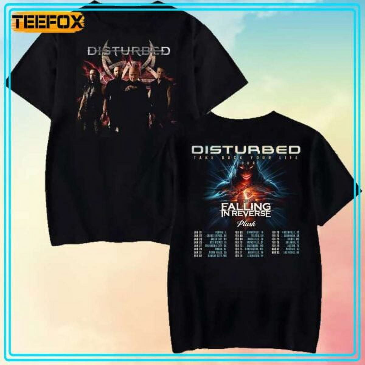 Disturbed Take Back Your Life Tour 2024 TShirt