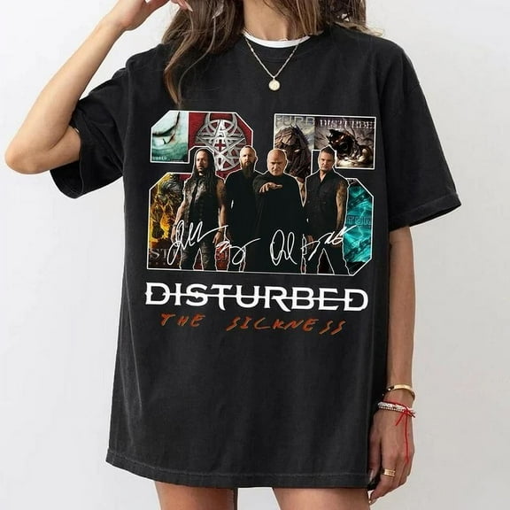 Disturbed The Sickness 25Th Anniversary Tour Date 2025 Shirt, Tour Gift For Fan