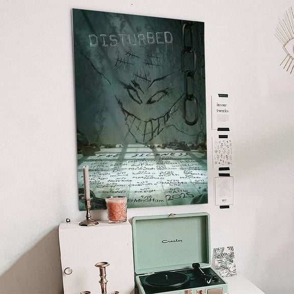 Disturbed The Sickness Tour 2025 Exclusive Poster With Tour Poster Size 24''x36'' - Postora