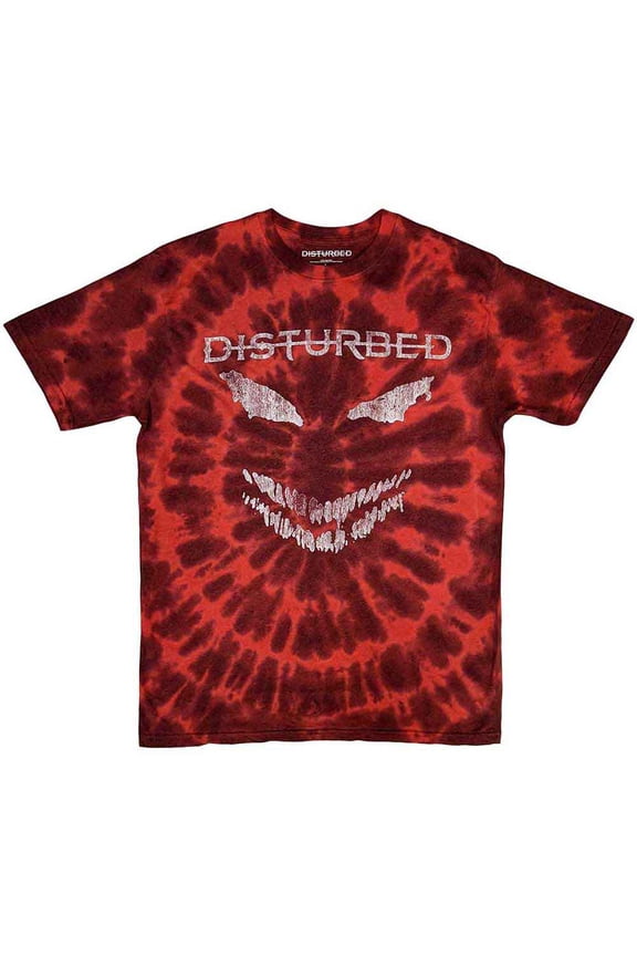 Disturbed Unisex T-Shirt Scary Face (Wash Collection) (X-Large)