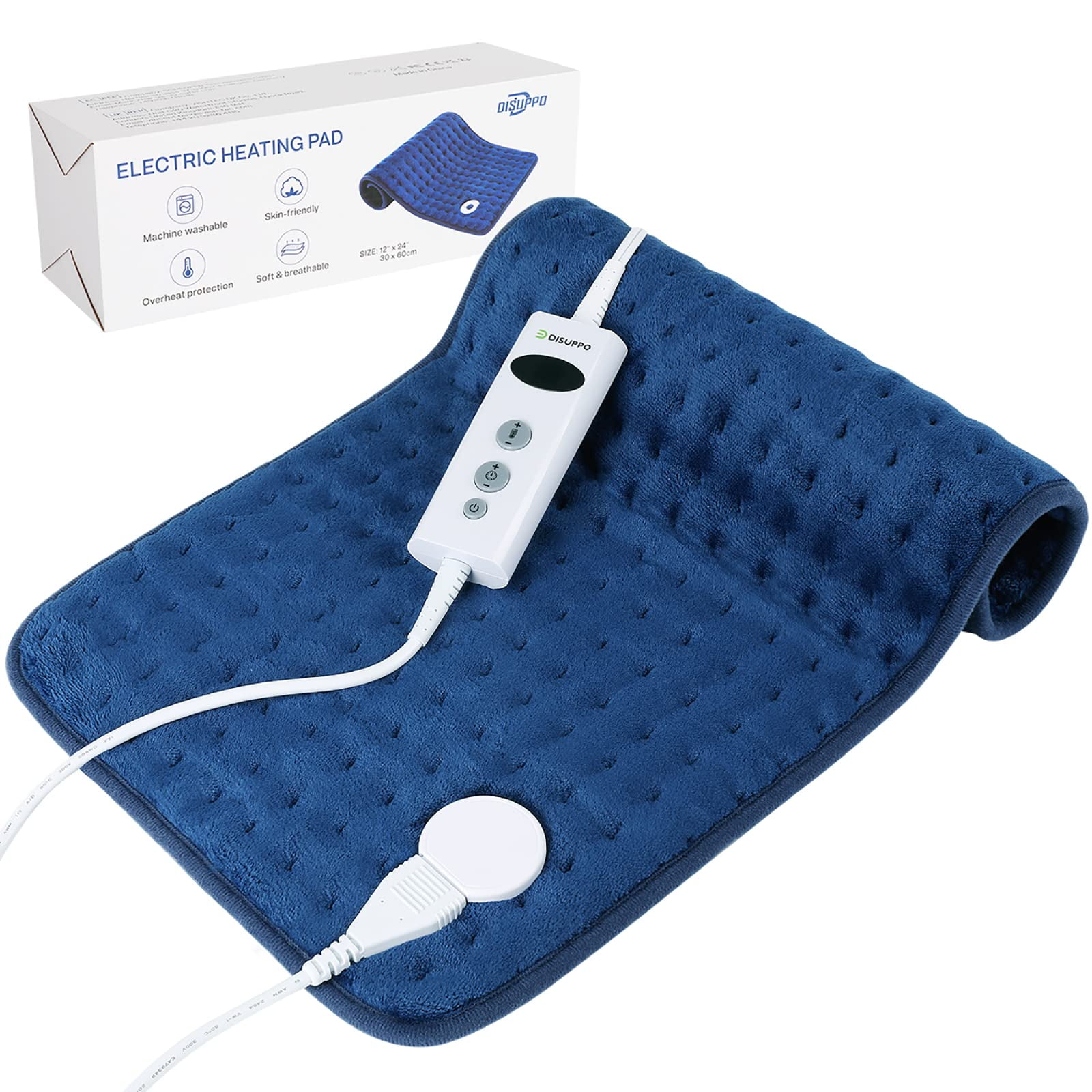 Disuppo Heating Pad for Pain Relief, 12" x 24" Electric Heating Pads