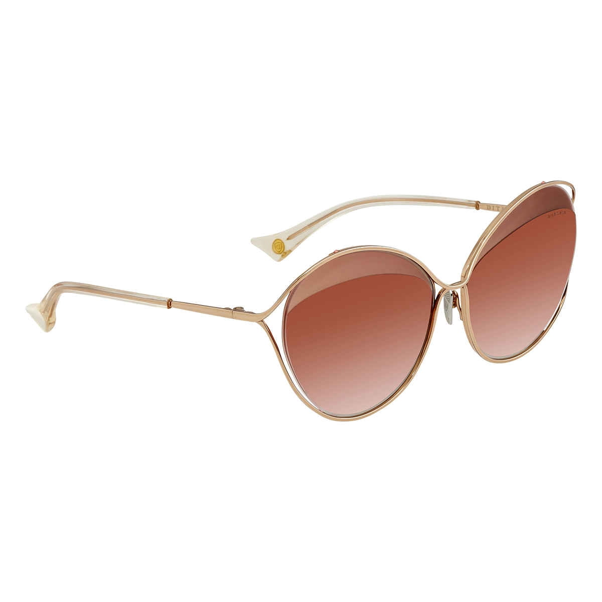Dita Sasu Rose to Clear AR Oversized Ladies Sunglasses 