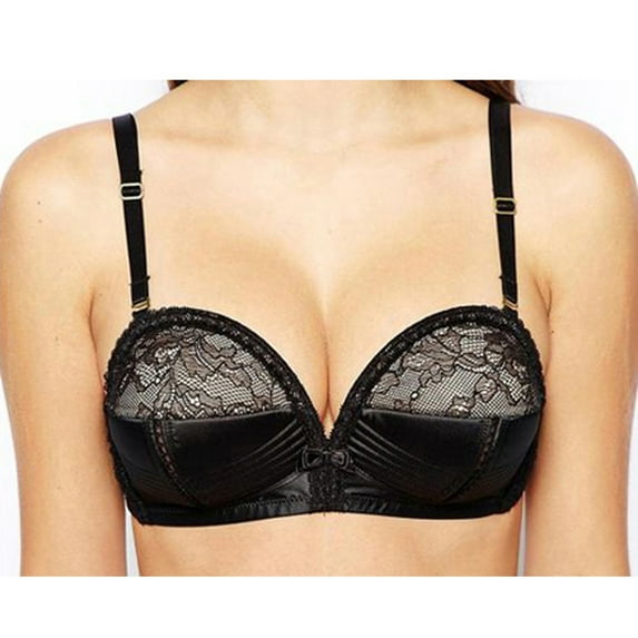 Dita Von Teese Her Sexellency Overwire Bra D51930, Black,32A