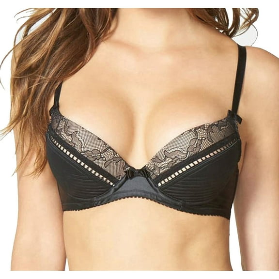 Dita Von Teese Her Sexellency Push up D55930, Black,32A