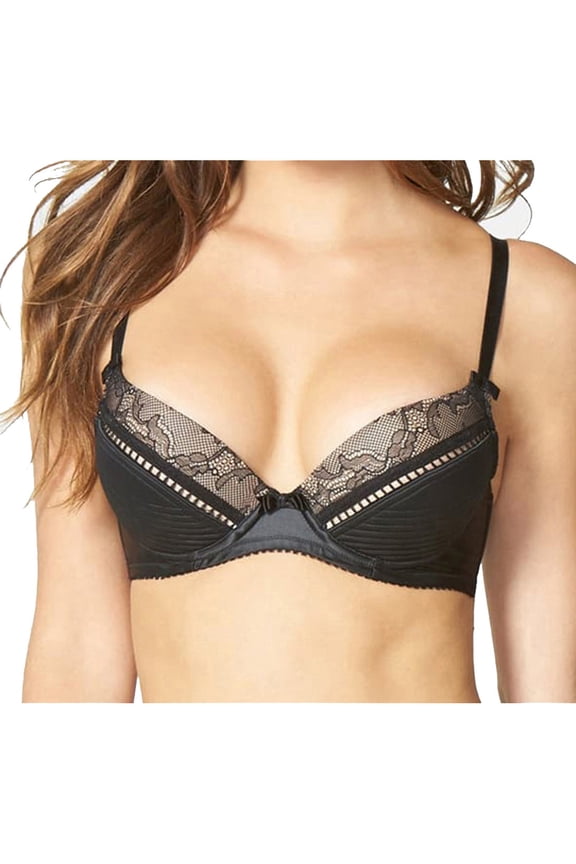 Her Sexellency Push up D55930, Black,32A