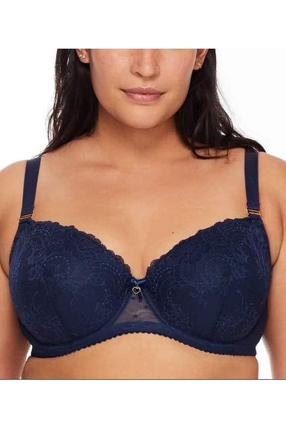 NAVY Fiamma Lace Underwire T-Shirt Bra, US 42DD/E, UK 42DD