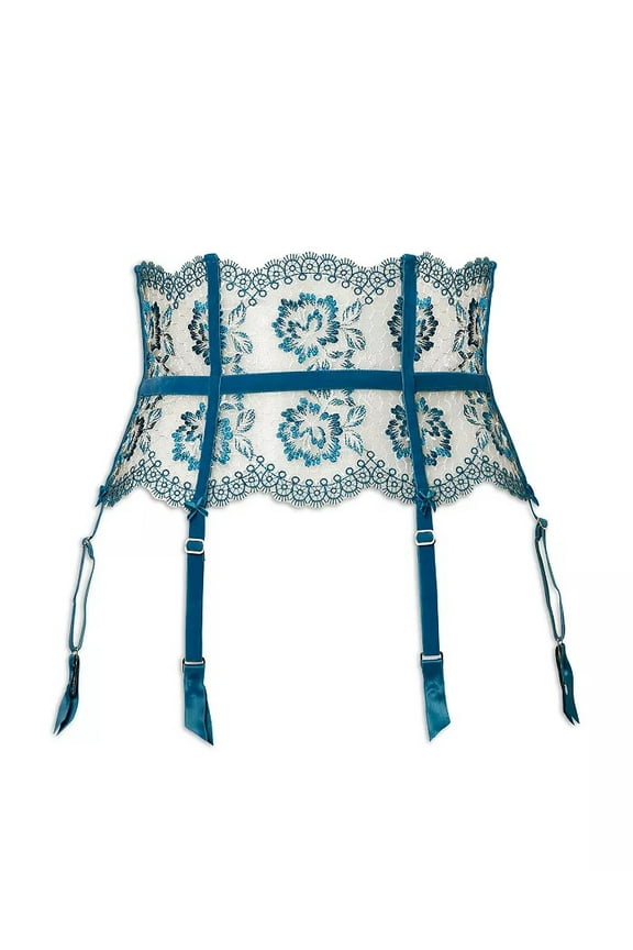 OCEAN BLUE Evelina Suspender Belt, US Medium