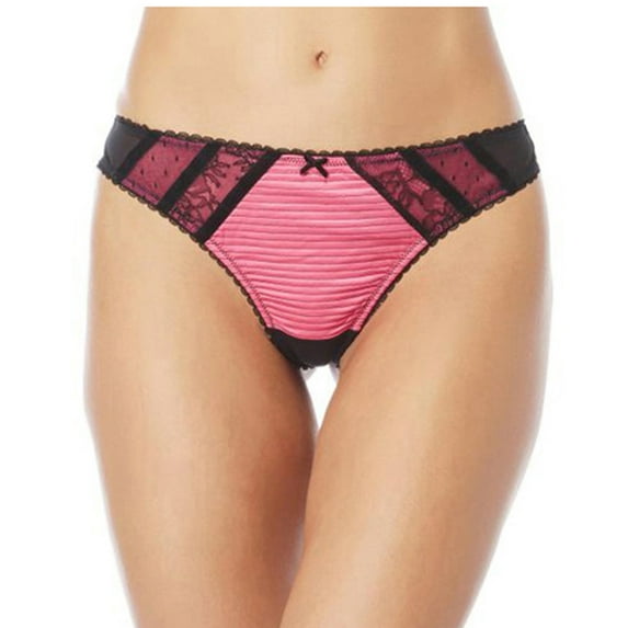 Dita Von Teese Parisienne Bikini D22452, Black/Hot Pink,12